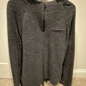 Marc Anthony Dark Gray Zip-Up Sweater